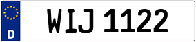 Truck License Plate